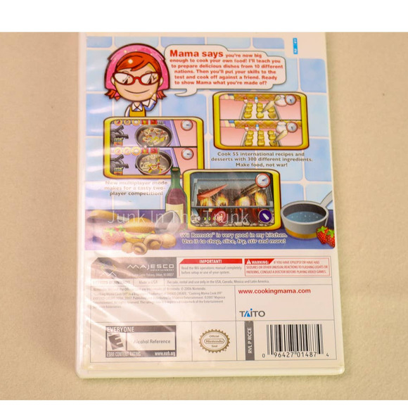 Cooking Mama: Cook Off Game Complete Tested Nintendo Wii, 2007 - Picture 4 of 4